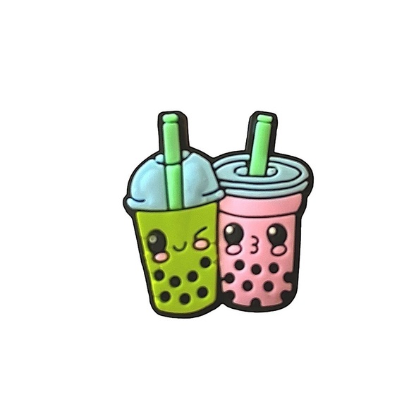 3/$10💥 Bubble Tea Croc Charm - Picture 1 of 2